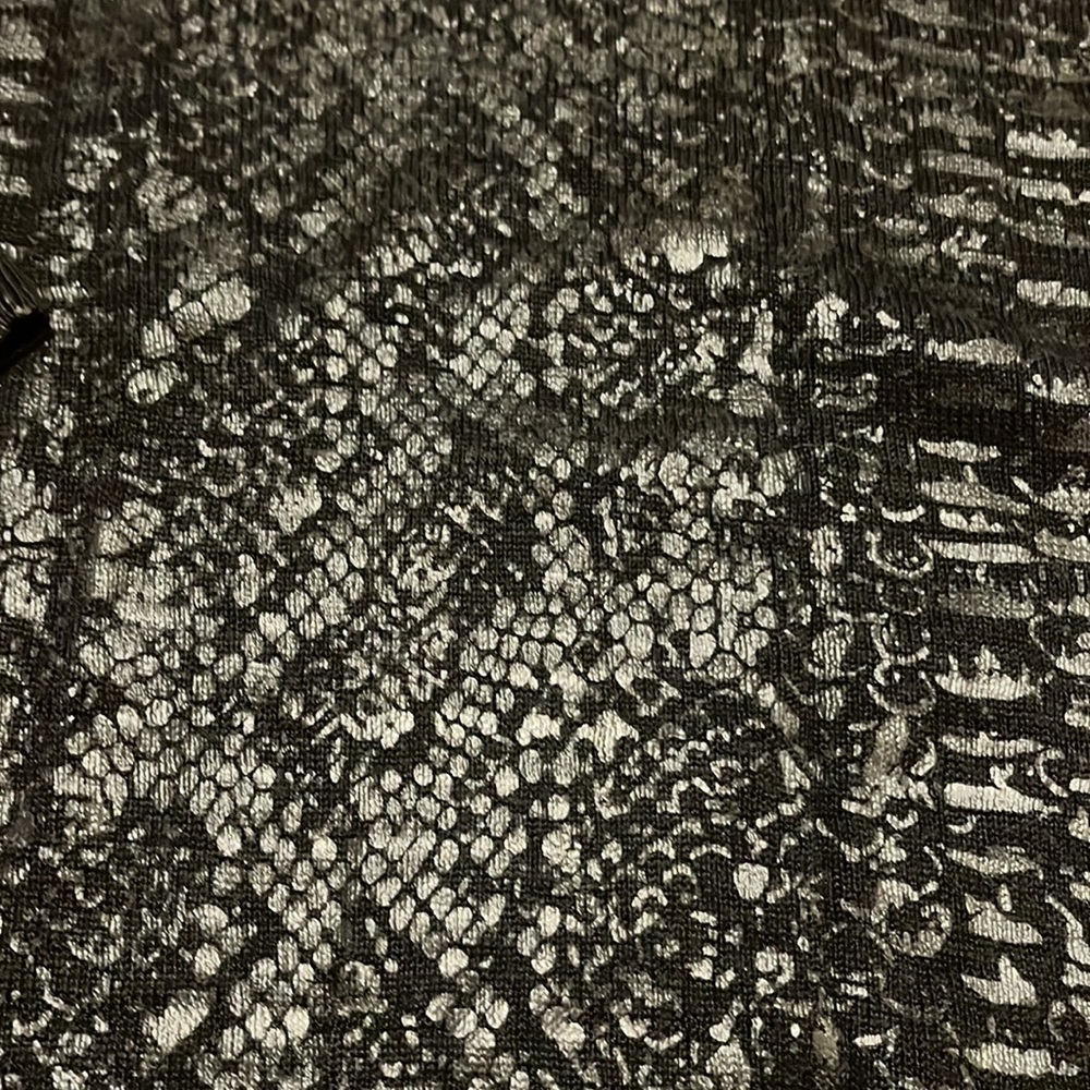 Cold Shoulder Embossed Cache Sweater - image 2